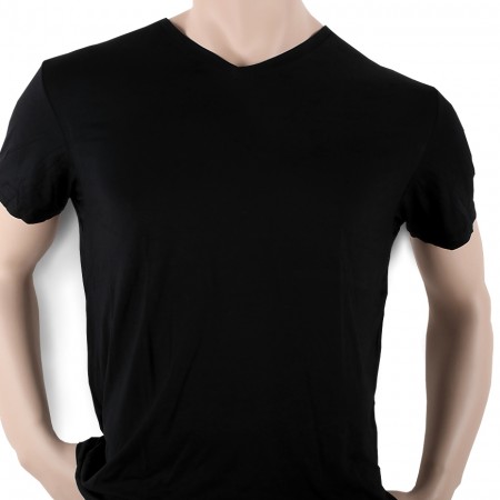 5er Box V-Shirt schwarz